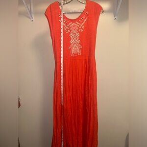 Free people size small eyelet/keyhole dress